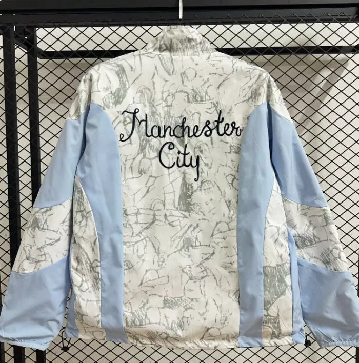 Manchester City 25/26 windbreaker jacket white