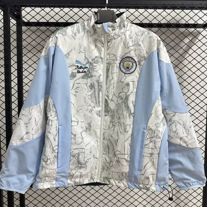 Manchester City 25/26 windbreaker jacket white