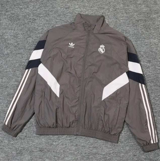Real Madrid 2024/2025 windbreaker coat grey