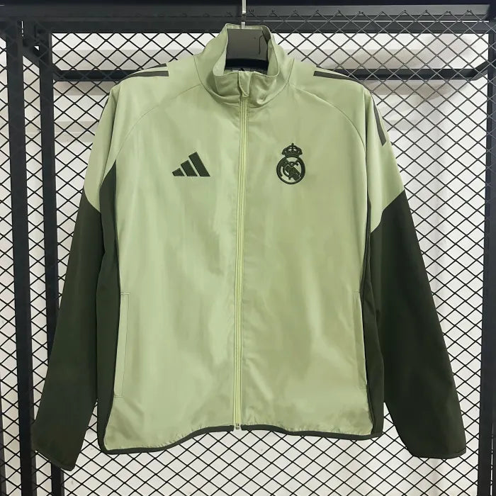 Real Madrid 2025/2026 windbreaker grass green