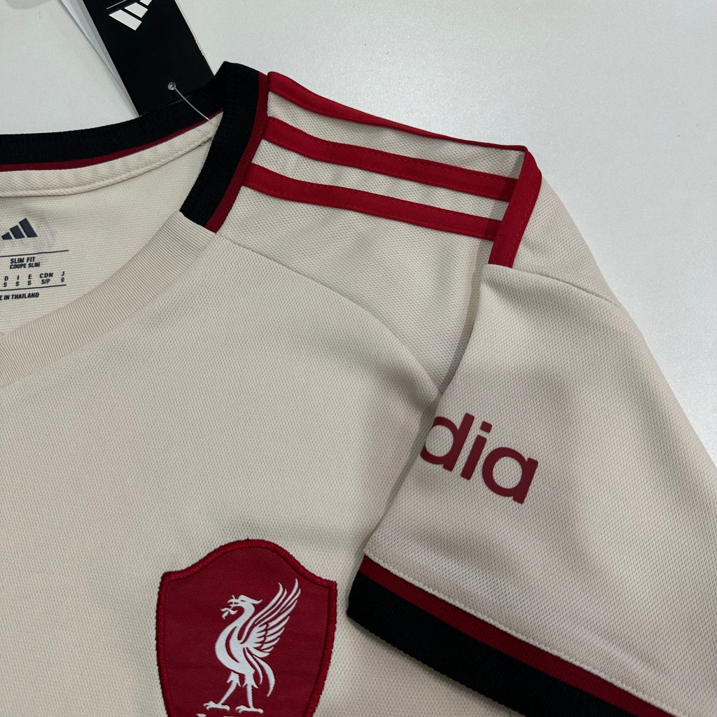 Liverpool Away Kit 2024/25 – Beige & Burgundy Edition