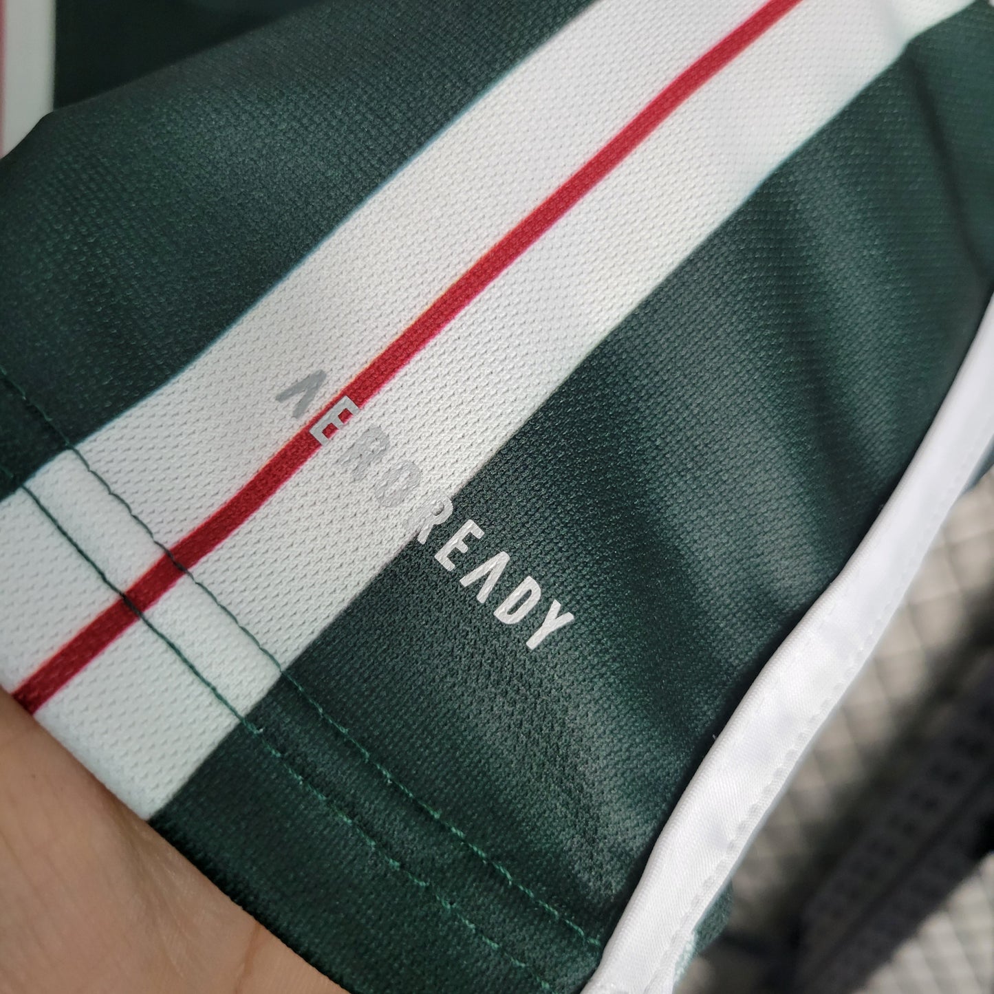 Manchester United 2024/25 Away Jersey – Green Stripe Edition