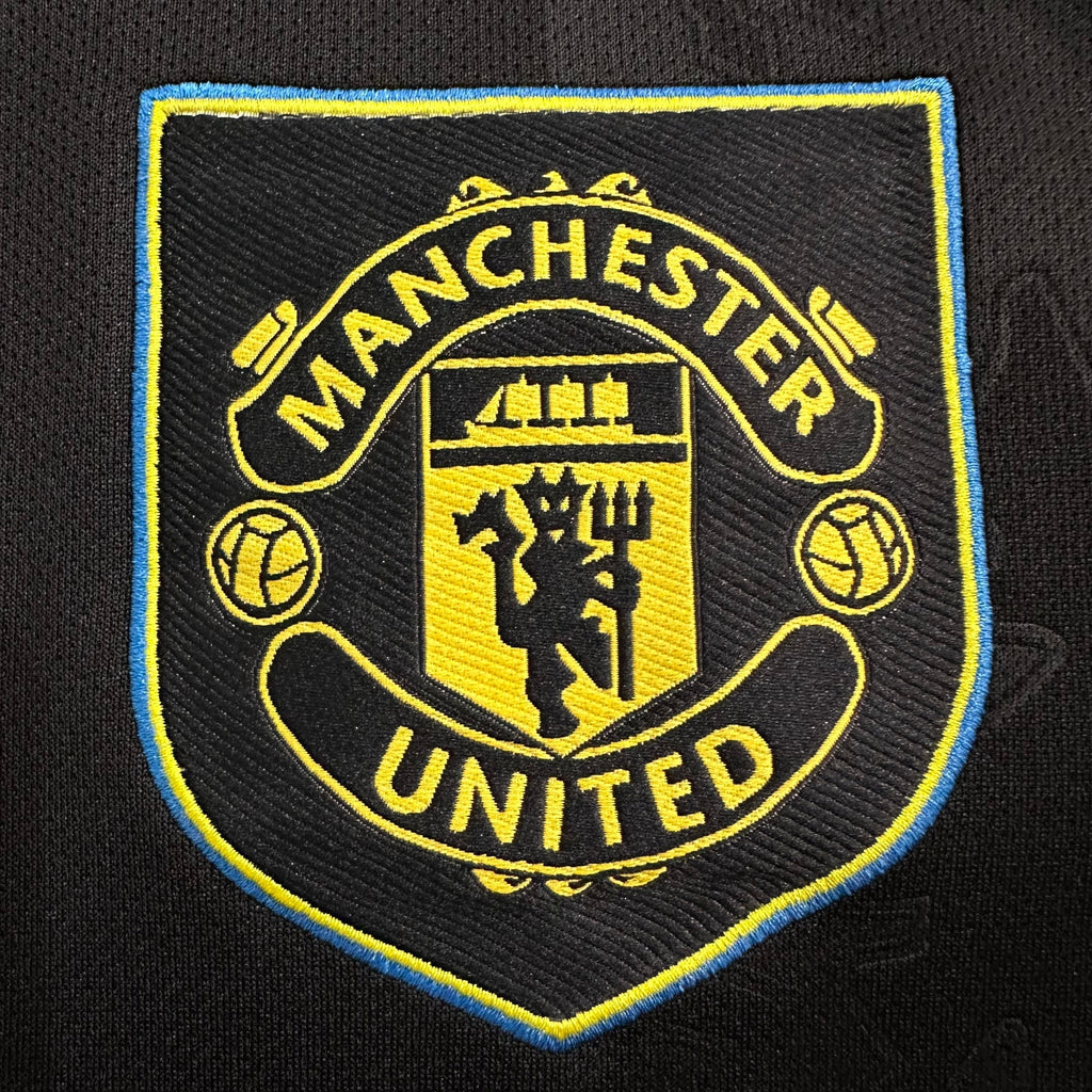 Manchester United Third Kit 2024/25 – Black & Yellow Edition