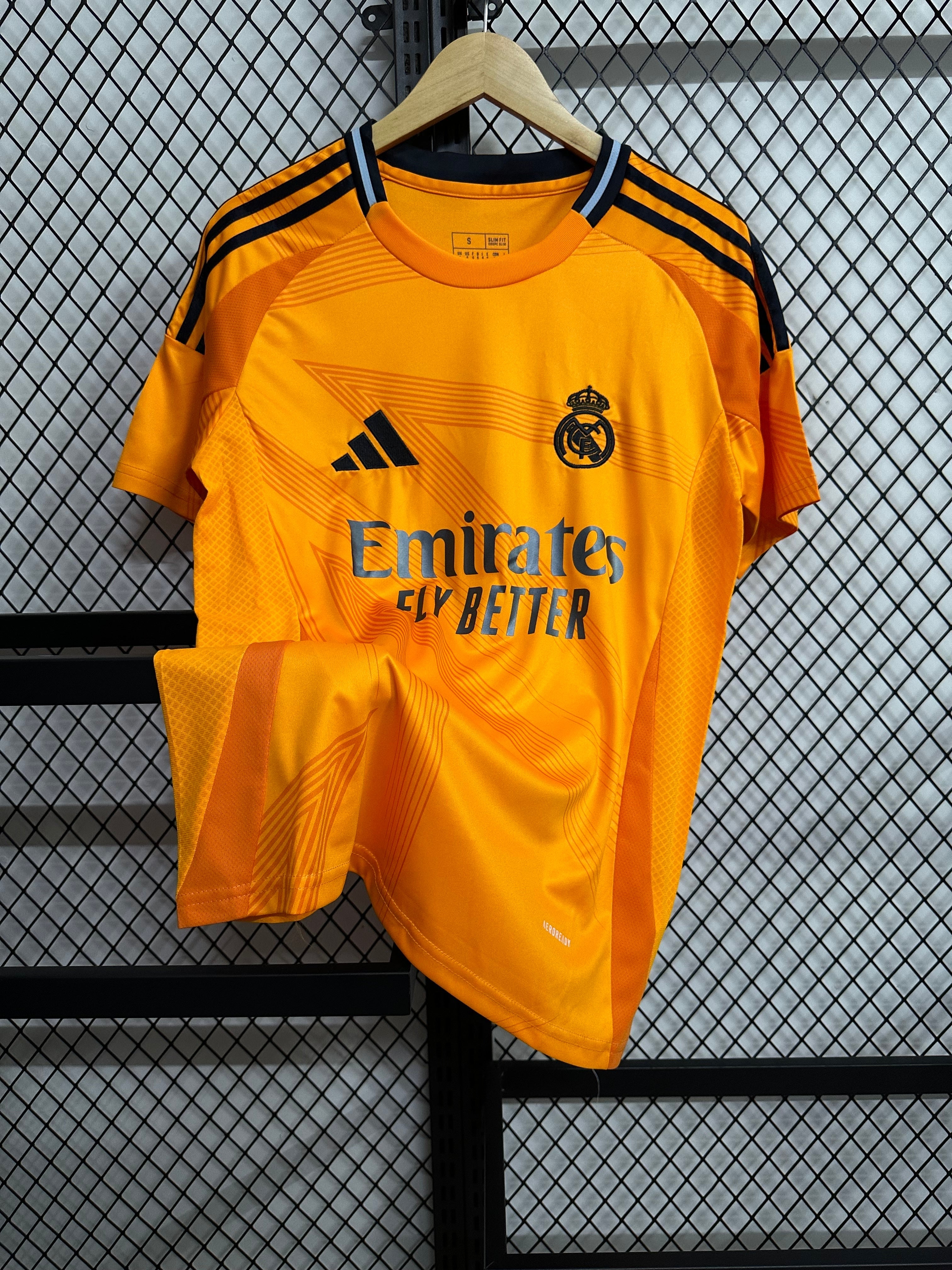 Real Madrid Goalkeeper Kit 2024/25 – Orange Edition