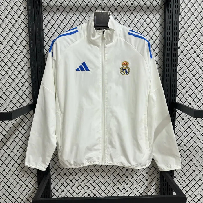 Real Madrid 2026 training windbreaker white