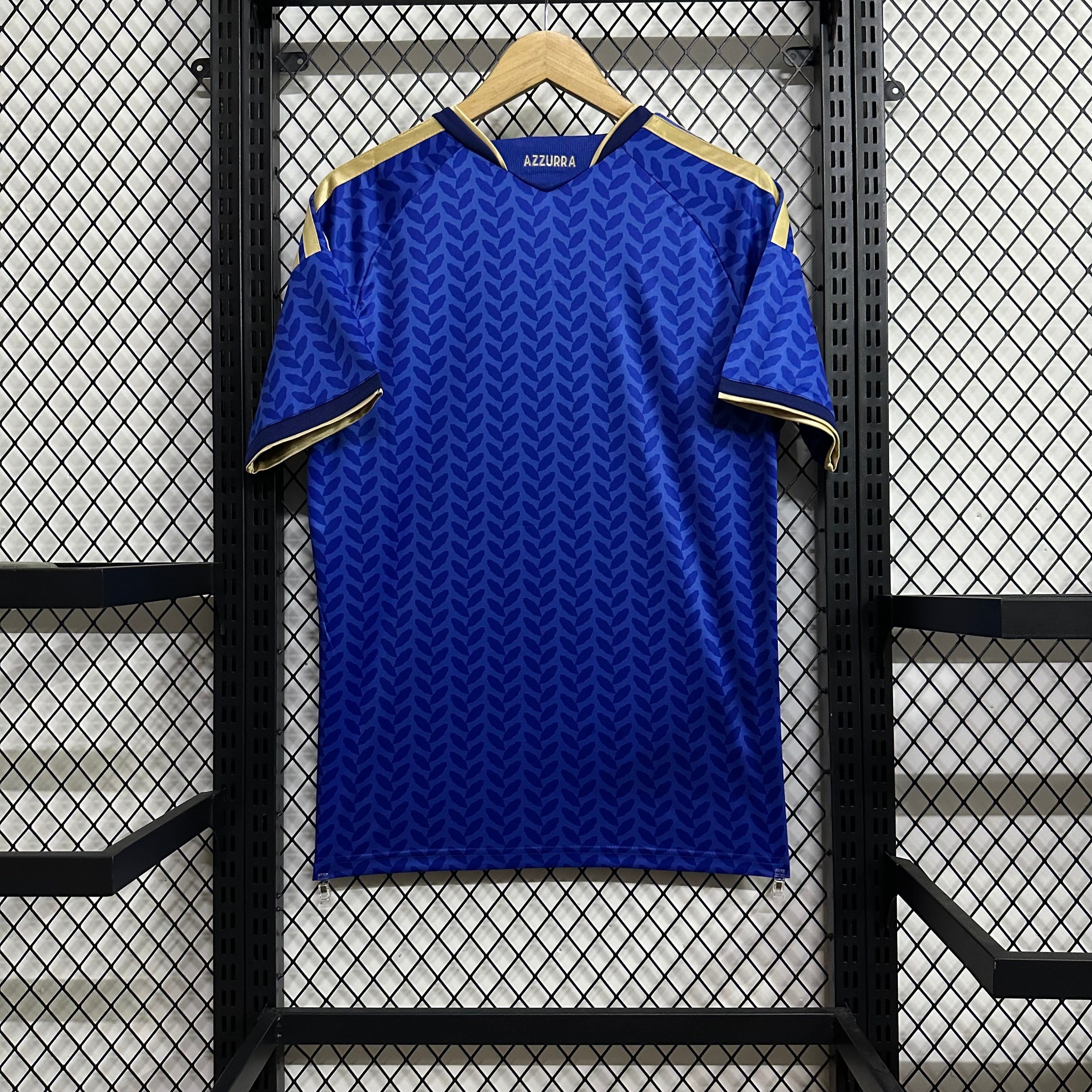 Italy 2023/24 Home Jersey – Blue & Gold Edition