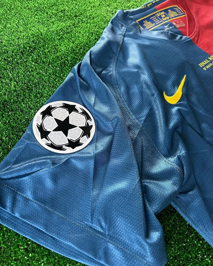 Lionel Messi Barcelona 2009 Roma Final Retro Jersey