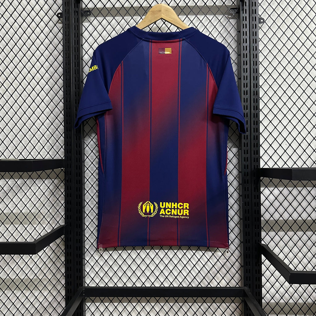 FC Barcelona Home Kit 2024/25 – Authentic No Sponsor Edition