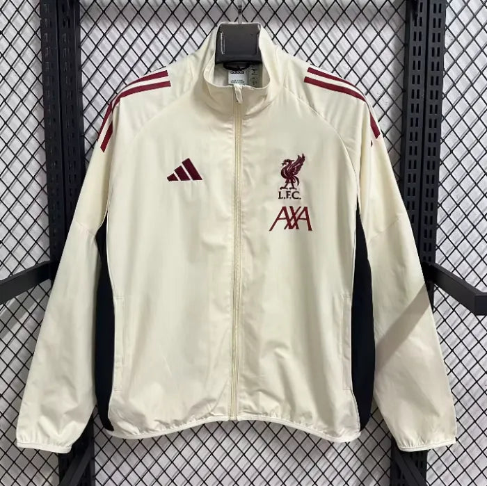 Liverpool 25/26 windbreaker jacket white