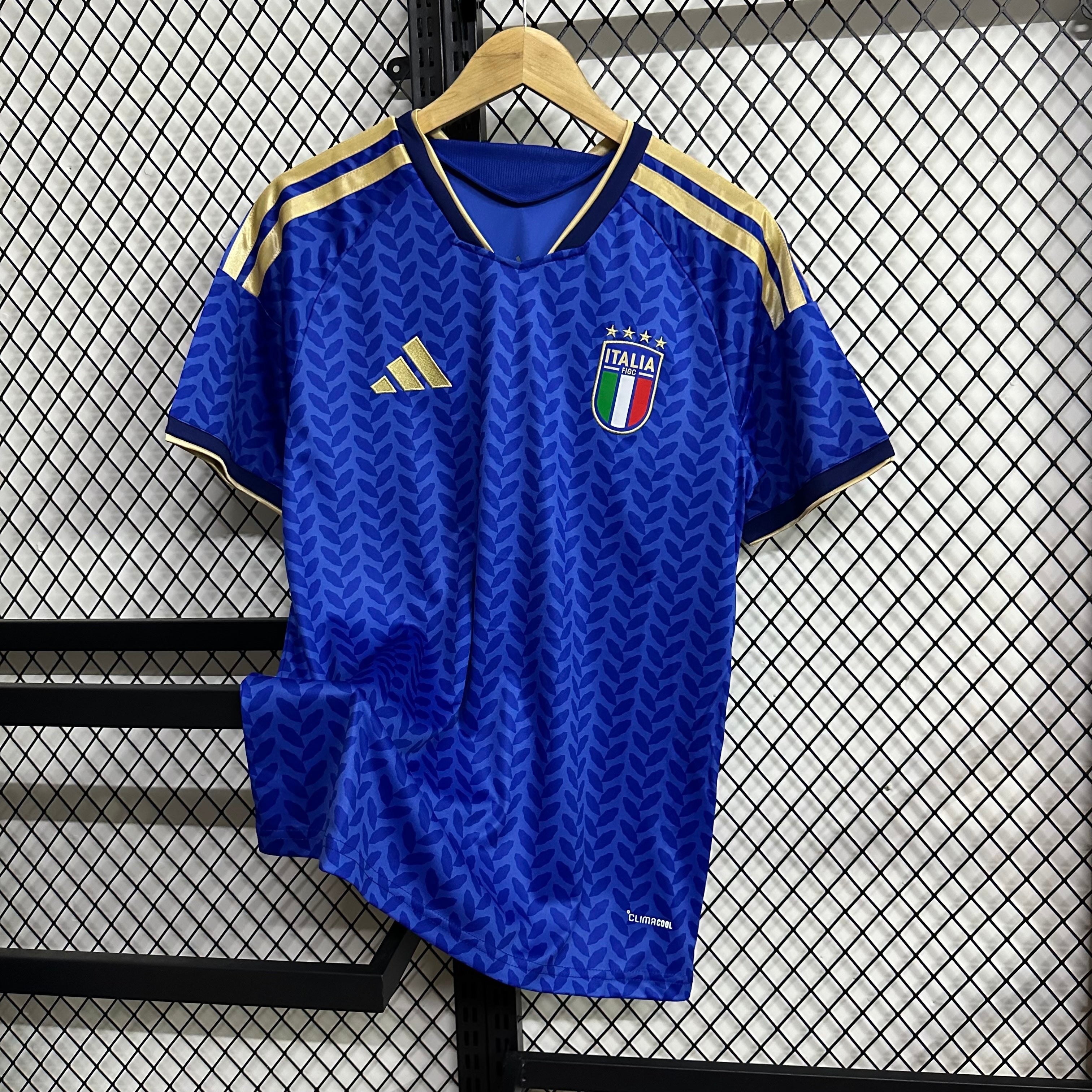 Italy 2023/24 Home Jersey – Blue & Gold Edition
