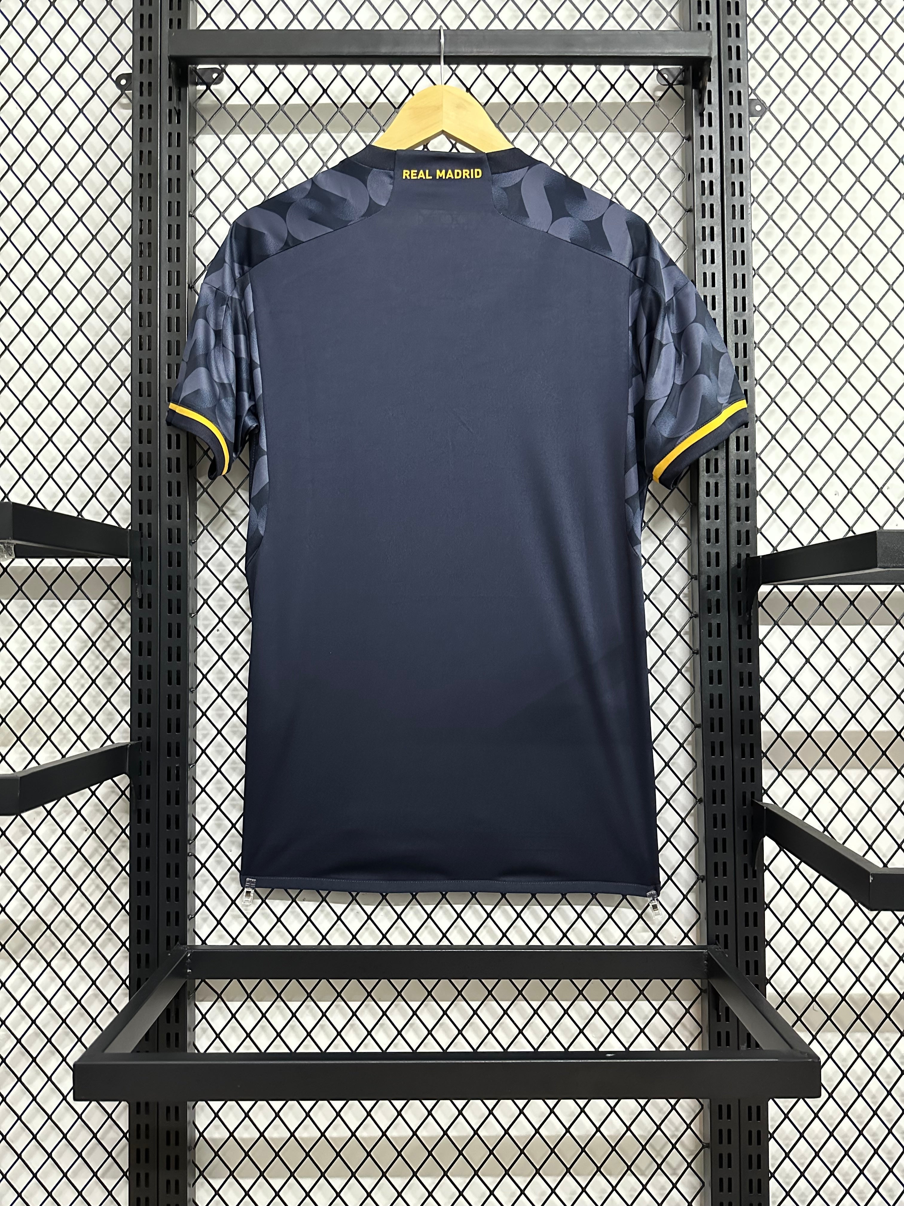 Real Madrid Away Kit 2024/25 – Dark Grey & Yellow Edition