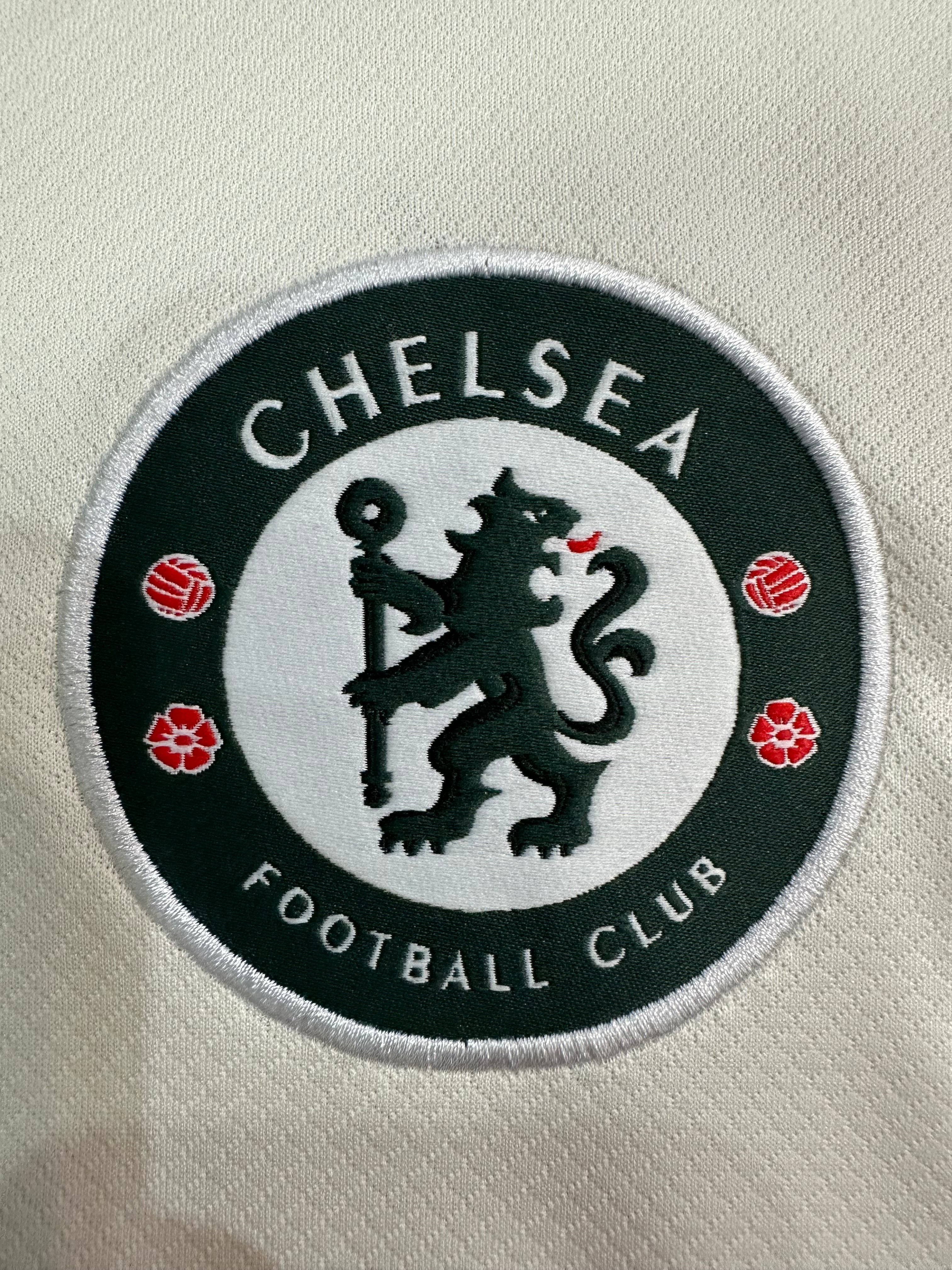 Chelsea Away Kit 2024/25 – White & Stripe Edition