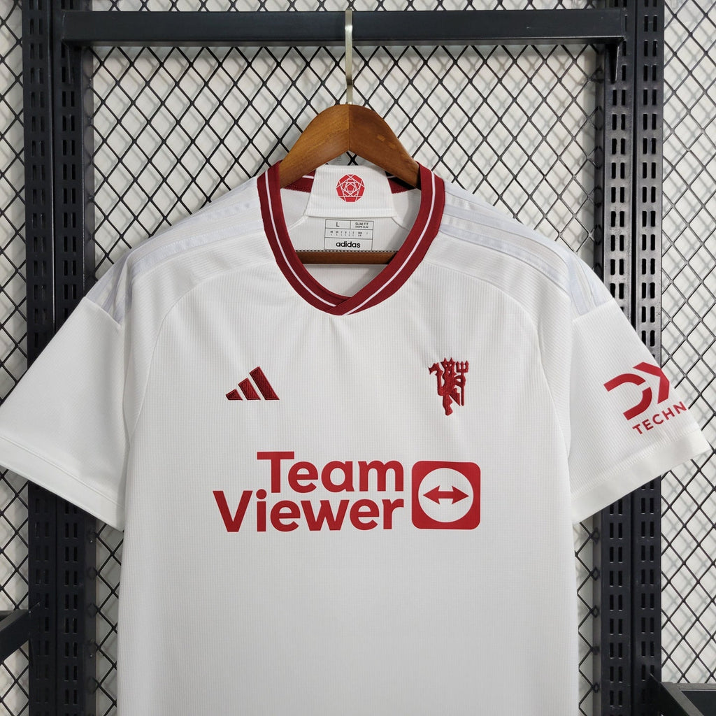 Manchester United 2024/25 Away Jersey – White Heritage Edition