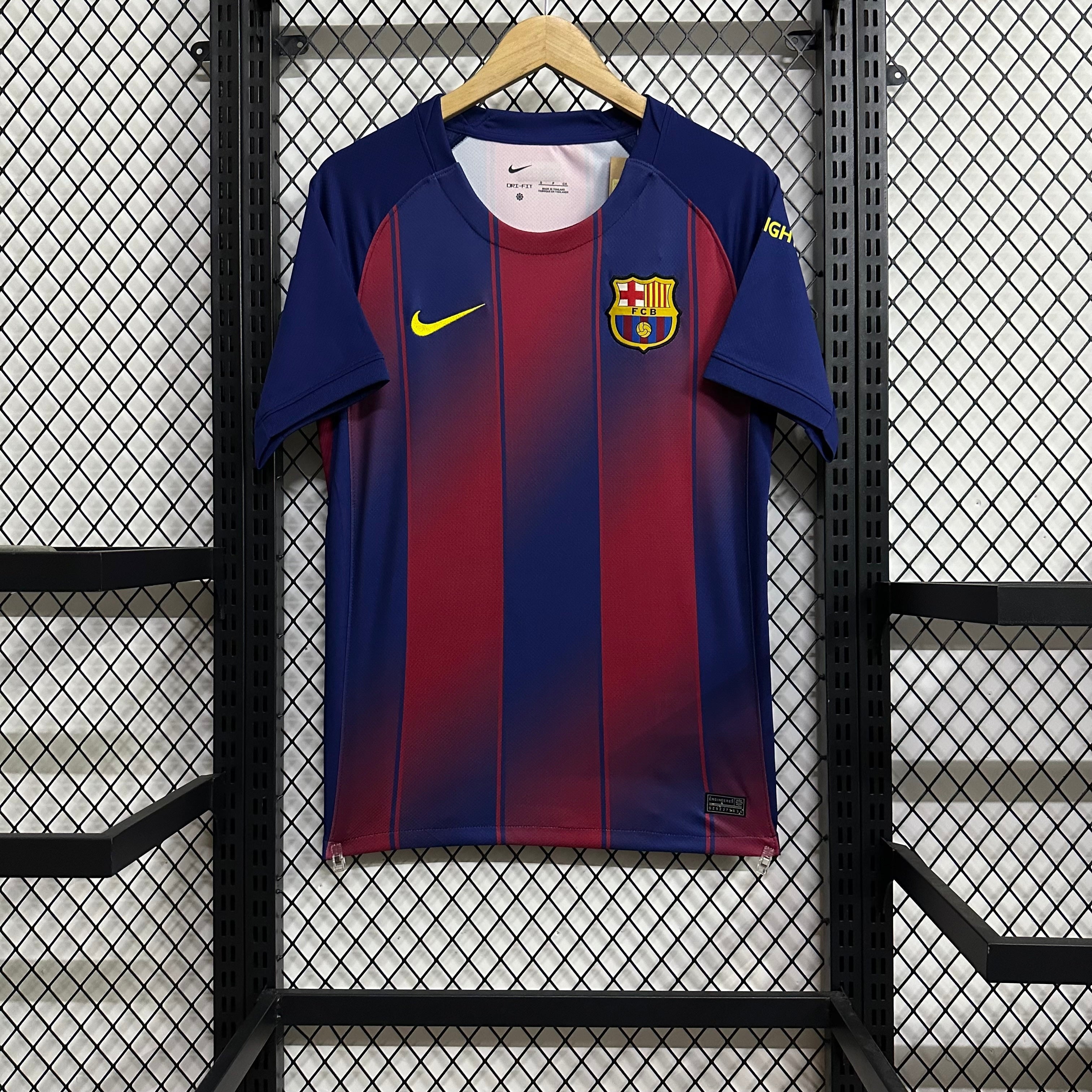 FC Barcelona Home Kit 2024/25 – Authentic No Sponsor Edition