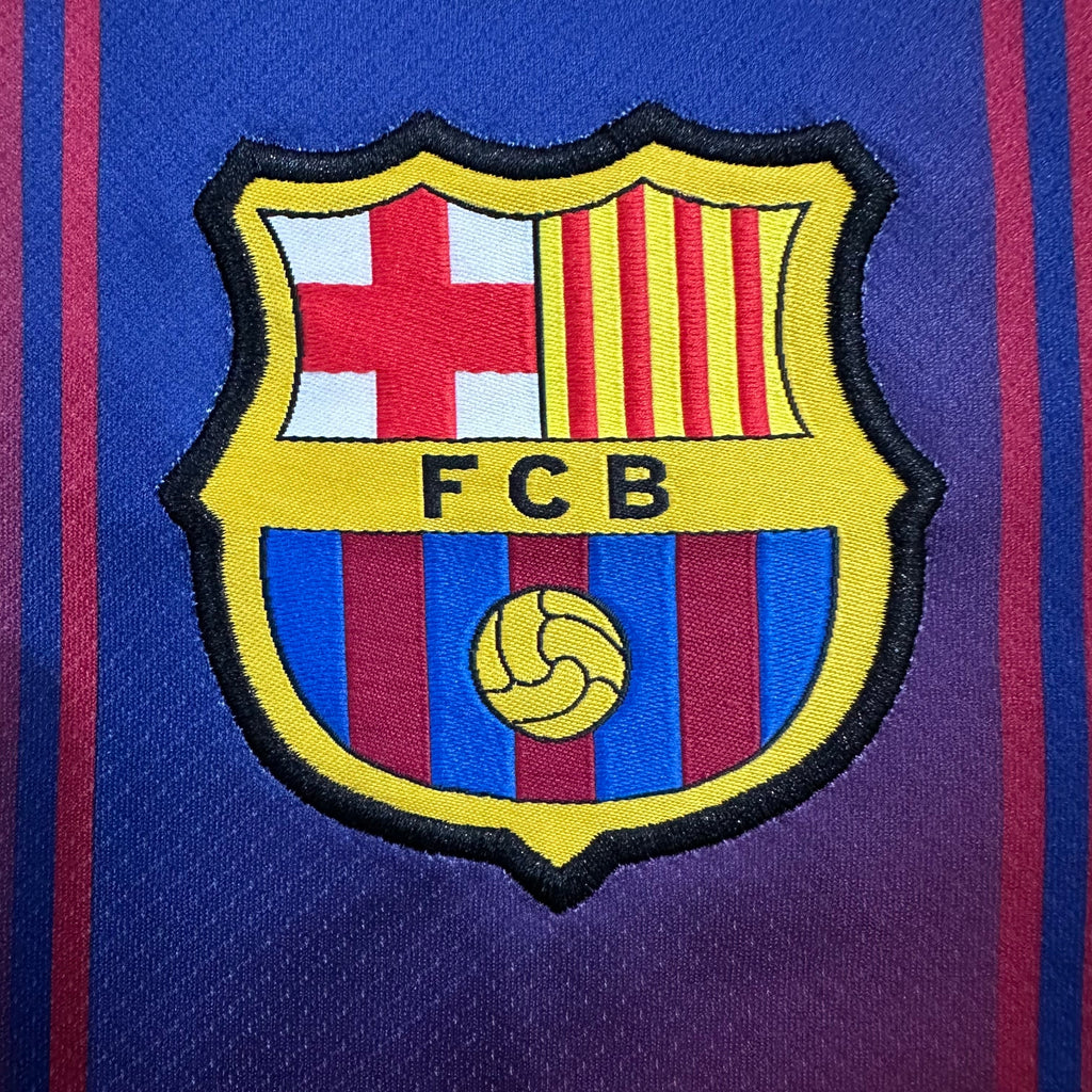 FC Barcelona Home Kit 2024/25 – Authentic No Sponsor Edition