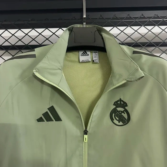 Real Madrid 2025/2026 windbreaker grass green