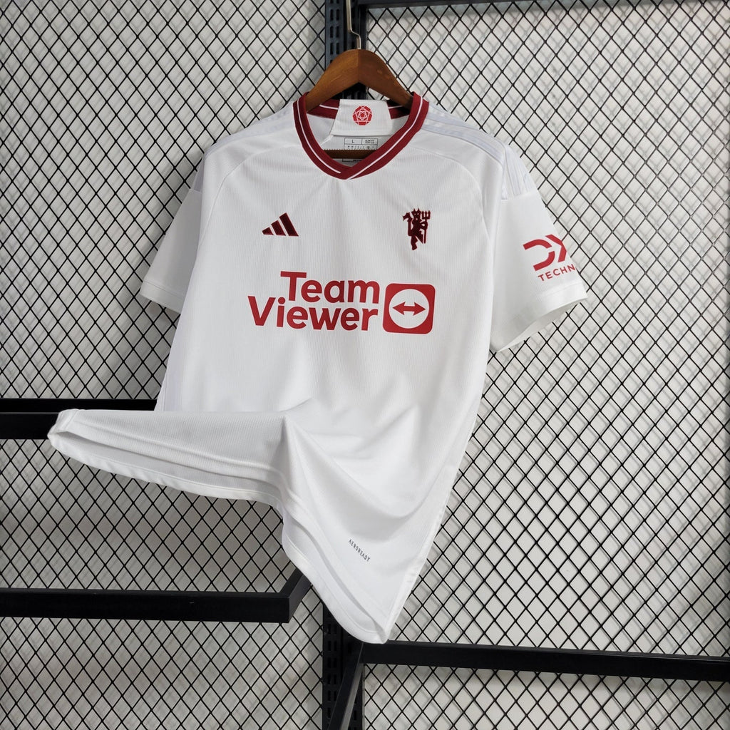 Manchester United 2024/25 Away Jersey – White Heritage Edition