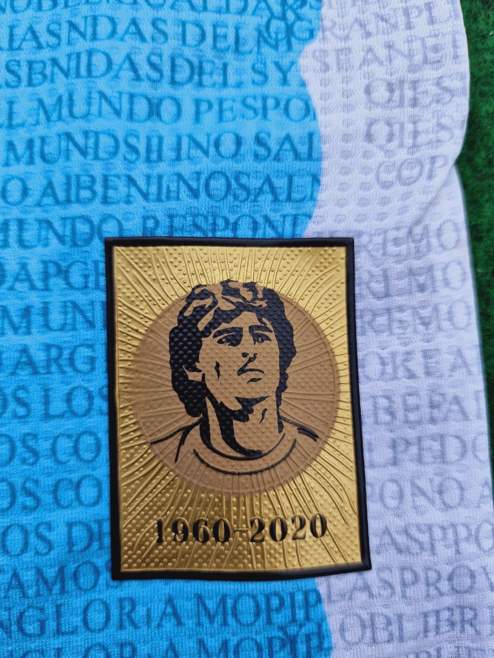 Diego Maradona Argentina Anniversary Commemorative Jersey